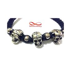 Bracelet Fil Avec 3 Têtes de mort - Unisex au meilleur prix au Maroc