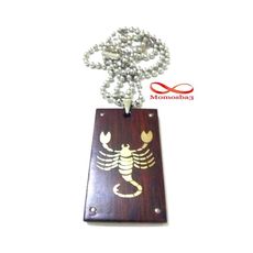 Chaine Avec Pendentif Scorpion En Acier Inoxydable au meilleur prix au Maroc