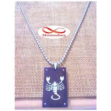 Chaine Avec Pendentif Scorpion En Acier Inoxydable au meilleur prix au Maroc