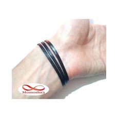 Bracelet Ancre Marine Cuir Noir au meilleur prix au Maroc