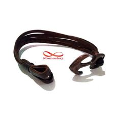 Bracelet Ancre Marine Cuir MARRON au meilleur prix au Maroc