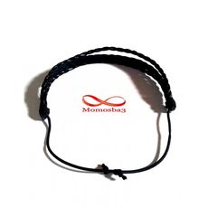 Bracelet En Cuir Tressé Noir - Unisex au meilleur prix au Maroc