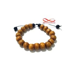 Agate Bois MARRON Avec Cordon Réglable au meilleur prix au Maroc