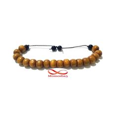 Agate Bois MARRON Avec Cordon Réglable au meilleur prix au Maroc