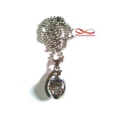 Chaîne En Acier Inoxydable Argent Avec Pendentif Grenade au meilleur prix au Maroc