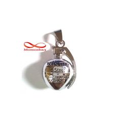 Chaîne En Acier Inoxydable Argent Avec Pendentif Grenade au meilleur prix au Maroc