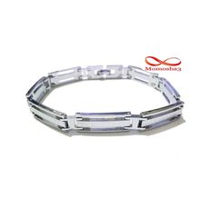 Bracelet En Acier Inoxydable Argenté Unisex Réglable au meilleur prix au Maroc