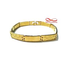 Bracelet En Acier Inoxydable DORE Unisex Réglable au meilleur prix au Maroc