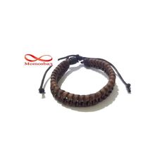 Bracelet Cuir MARRON Pour Homme Réglale au meilleur prix au Maroc