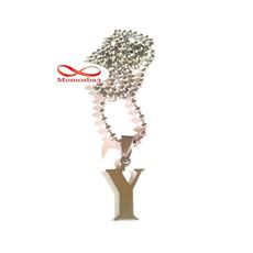 Chaine Maille Boule + Pendentif Caractère Y - Acier Inoxydable au meilleur prix au Maroc