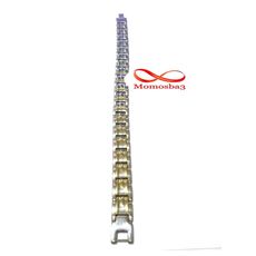 Bracelet En Acier Inoxydable Et Plaqué Or - Argenté + DORE au meilleur prix au Maroc