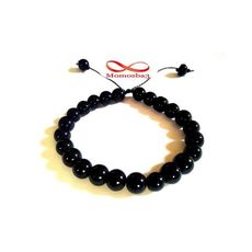 Agate Verre 8MM Avec Fil Réglable Unisex au meilleur prix au Maroc