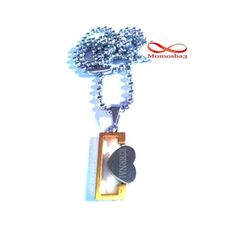 Chaine Maille Boule + Pendentif Coeur Avec 5 pierres - Acier inoxydable au meilleur prix au Maroc