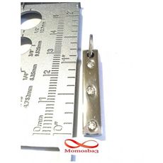 Chaîne En Acier Inoxydable Pendentif Plaque Avec 3 pierres au meilleur prix au Maroc