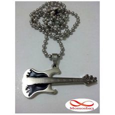 Chaîne Avec Pendentif Guitar En Acier Inoxydable au meilleur prix au Maroc