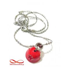 Chaine Pour Femme Avec Pendentif Cloche ROUGE Avec Coeur au meilleur prix au Maroc