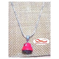 Chaine Pour Femme Avec Pendentif Cloche ROUGE Avec Coeur au meilleur prix au Maroc