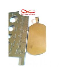 Chaine maille boule + Plaque militaire (Taille moyenne) - Acier inoxydable au meilleur prix au Maroc