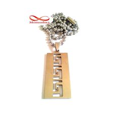 Chaine Avec Pendentif Plaque Argenté En Acier Inoxydable Unisex au meilleur prix au Maroc