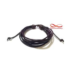 Bracelet Cuir MARRON Fil Réglable Unisex au meilleur prix au Maroc