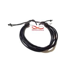 Bracelet Cuir MARRON Fil Réglable Unisex au meilleur prix au Maroc