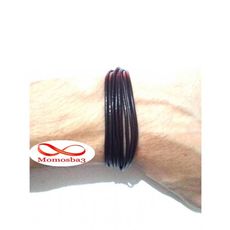 Bracelet Cuir MARRON Fil Réglable Unisex au meilleur prix au Maroc