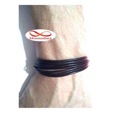 Bracelet Cuir MARRON Fil Réglable Unisex au meilleur prix au Maroc