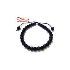 Bracelet Petites Perles - Noir au meilleur prix au Maroc