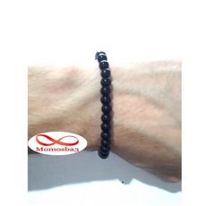 Bracelet Petites Perles - Noir au meilleur prix au Maroc
