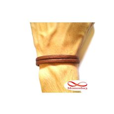 Bracelet Marine En Cuir MARRON Ancre BRONZE (Réglable) au meilleur prix au Maroc