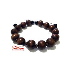 Agate Bois MARRON Avec Cordon Réglable - Unisex au meilleur prix au Maroc