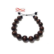 Agate Bois MARRON Avec Cordon Réglable - Unisex au meilleur prix au Maroc