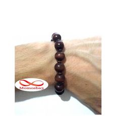 Agate Bois MARRON Avec Cordon Réglable - Unisex au meilleur prix au Maroc