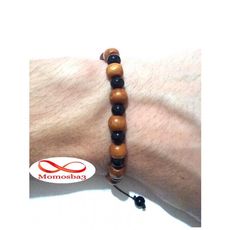 Agate Bois MARRON + Verre a La Mode Cordon Réglable Unisex au meilleur prix au Maroc