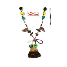Collier Asiatique Thaï Naturel Coco (Fil Réglable) au meilleur prix au Maroc