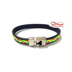 Bracelet silicone avec ligne mince multicolor au meilleur prix au Maroc