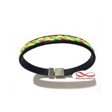 Bracelet silicone avec ligne mince multicolor au meilleur prix au Maroc