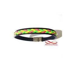 Bracelet silicone avec ligne mince multicolor au meilleur prix au Maroc