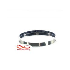 Bracelet Courage Hope En Acier Inoxydable Argenté + Noir avec 3 pierres au meilleur prix au Maroc