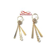 Boucles D’oreilles DORE Avec Pierres - a La Mode au meilleur prix au Maroc