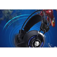 Game Casque Stéréo Entouré Over-Ear Gaming Vibrant Headband Bandeau avec Lumière pour Ordinateur PC Gamer au meilleur prix au Maroc