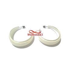 Boucles D’oreilles - BLANC au meilleur prix au Maroc