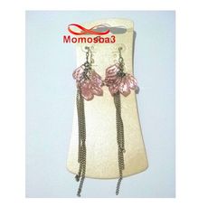 Boucles D’oreilles Argenté Pierres ROSE Cristal au meilleur prix au Maroc