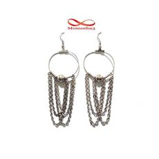 Boucles D’oreilles - Argenté au meilleur prix au Maroc