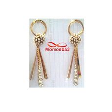 Boucles D’oreilles DORE Avec Pierres - a La Mode au meilleur prix au Maroc