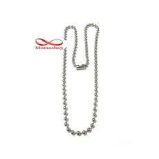 Chaine Maille Boule En Acier Inoxydable - Argenté au meilleur prix au Maroc