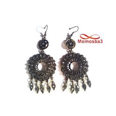 Boucles D’oreilles Femme - BRONZE Pierres BLANC au meilleur prix au Maroc