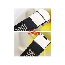 Bracelet En Acier Inoxydable Et Silicone Pour Homme (Réglable) au meilleur prix au Maroc