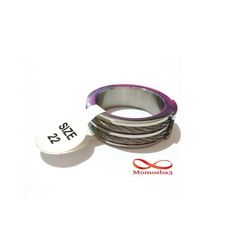 Bague En Acier Inoxydable Argenté au meilleur prix au Maroc