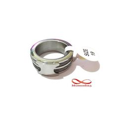 Bague En Acier Inoxydable Argenté au meilleur prix au Maroc